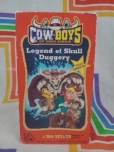 Cow Boys of Moo Mesa - Legend Of Skull Duggery VHS Tape 1994 C.O.W. Cowtoon - Picture 1 of 4