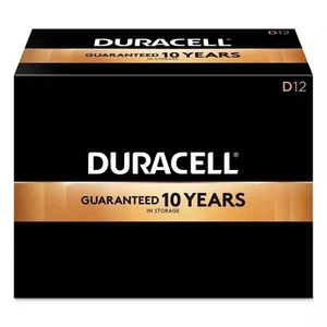 Batterie alcaline Duracell CopperTop con tecnologia Duralock Power Preserve D - Foto 1 di 10