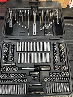 RARO Sears Craftsman EE. UU. Nos 144 piezas JUEGO DE HERRAMIENTAS MECÁNICAS DE 6 PUNTOS 33644 trinquete Foto 1 de 4