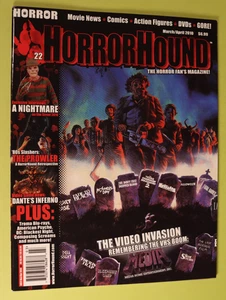 HorrorHound Magazine #22 March April 2010 VHS Horror American Psycho NM- - Bild 1 von 9