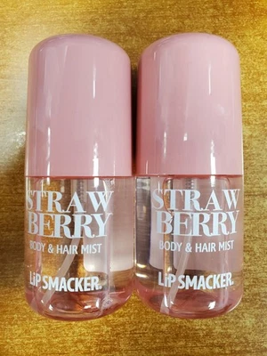 2 Pack: Lip Smacker Hair & Body Mist - STRAWBERRY - 1.98 oz. ea. (5238) - 6B - Image 1 of 4