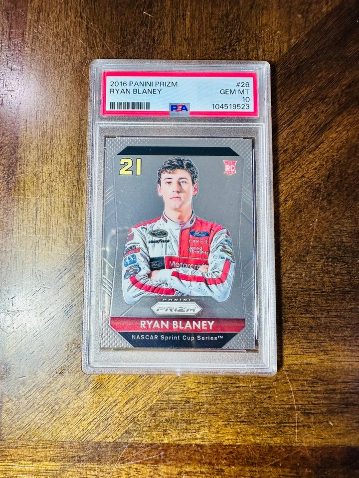Ryan Blaney RC 2016 PSA 10 Prizm Rookie NASCAR gema como nuevo Foto 1 de 1