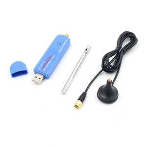 RTL-SDR Stick Receiver Device TV -odbiornik kart ESD-bezpieczna antena - Zdjęcie 1 z 12