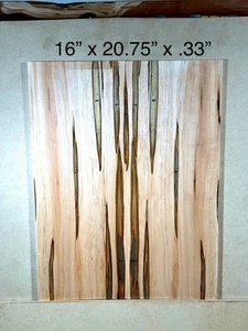 Ambrosia Ahorn Gitarre Oberseite oder Rückseite - Buch passendes Set Gitarre Gitarrenbauer Holz - Bild 1 von 7