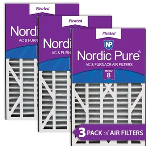Air Bear Cub 16x25x3 Replacement 255649-101 MERV 8 Air Filters 3 Pack - Picture 1 of 7