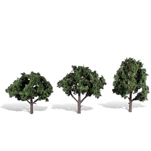 Woodland Scenics TR3511 Cool Shade Deciduous Trees 4" - 5" (3) Classics Tree - Picture 1 of 1