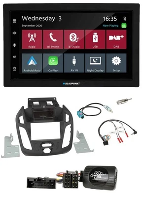 Blaupunkt 2DIN Lenkrad USB Bluetooth DAB Autoradio für Ford Transit Connect 2013 - Bild 1 von 4