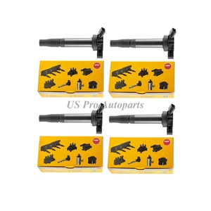 For TOYOTA RAV4 2006-2018 Avalon 2005-2018 9091902250 4X OEM NGK Ignition Coil - Picture 1 of 9