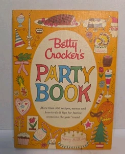 Betty Crockers Party Book 1960 1st Edition 1st Printing Cookbook MCM Vintage - Imagen 1 de 8