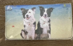 Blossom Collection Wallet Dog Beach Theme Trifold Organizer Springer Spaniel Dog - Picture 1 of 12