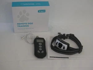 2 in 1 Hund Anti-Rinde Training Halsband Auto und Fernbedienung (4A2) - Bild 1 von 5