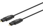 Toslink Digital Audio Cable 1M-M/M S/Pdif Goldplated NEU