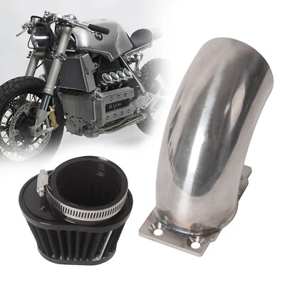 Tubo de admisión de aire para BMW K100 K75 0 grados moto café corredor repuestos Foto 1 de 4
