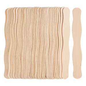 VBS XXL Palillos de Madera "Ondulado", 50 Piezas, L 20,5 cm - Imagen 1 de 1
