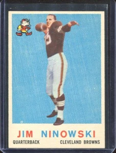 1959 Topps Football # 125 Jim Ninowski (NM-MT) Near Mint to Mint - Picture 1 of 2