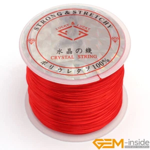 60 Yards 0.6mm Elastic Sewing Thread Machine Bobbin Craft Use For Sewing Beading - Picture 1 of 58