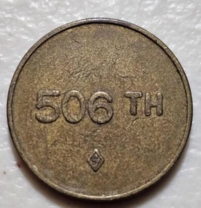 506th 5 Cents US Military Club Token - Picture 1 of 2