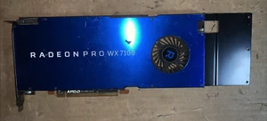 Graphics Video Card AMD Radeon Pro WX7100 8GB GDDR5 PCI-E 16x 4x Display Port - Picture 1 of 4