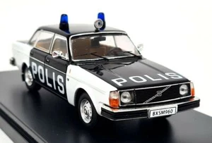 PRX 1/43 - Volvo 244 1978 Swedish Police - Polis Diecast Scale Model Car - Bild 1 von 6