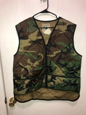 Northwest Territory Mens Camo Vest Huntin Fishing Outdoors SZ Medium Full Zip - Image 1 of 2