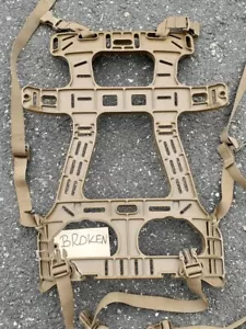 BROKEN Downeast Inc. 1606 MC USMC FILBE Pack 2a Generazione Coyote Alice TELAIO ROTTO - Foto 1 di 9