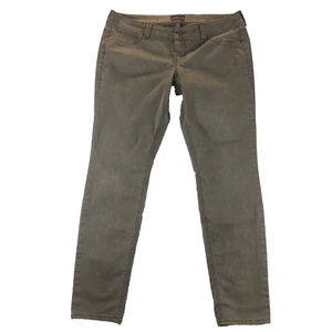 Pantalone chino elasticizzato Torrid grigio verde a quadri donna 2XL* classico casual comodo - Foto 1 di 11