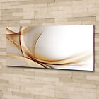 Wandbild aus Plexiglas Druck auf Acryl 125x50 Kunst Abstrakte Wellen