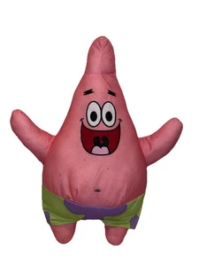 Pantalones cuadrados Patrick Star grandes de felpa de 18" rosa parte inferior de bikini bajo el mar Bob Esponja - Imagen 1 de 7