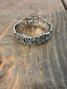 Vintage Taxco Pedro Castillo Sterling Silver Linked Bracelet - Picture 1 of 8