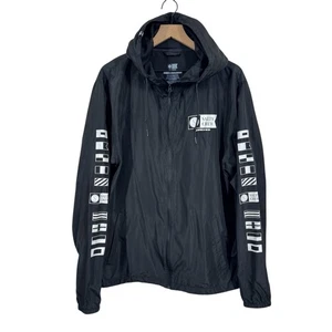 Salty Crew Lightweight Hooded Windbreaker Rain Jacket Mens Size XL Logo Outdoor - Picture 1 of 6