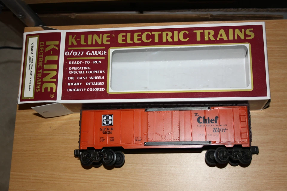 K-line  O-27 gauge S.F.R.D. THE CHIEF#4 map series #K-75034 new  - Image 1 of 1