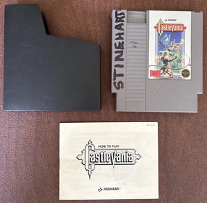 Castlevania (Nintendo NES, 1987) - WITH BOOKLET AND SLEEVE - Picture 1 of 4