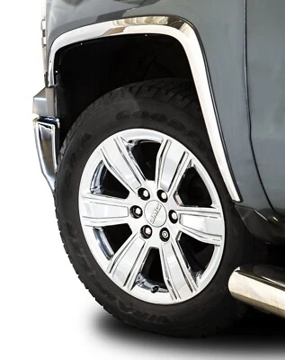 ICI Stainless Steel Fender Trim fits GMC Sonoma (1994-2004) Full Fit CHE033 - Image 1 of 2