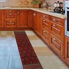 Traditional Handmade Mashvani Entryway Kitchen Runner Carpet 245X61cm Rug G24875