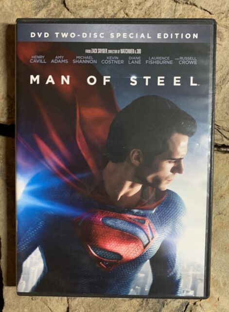 Man of Steel DVD Movie Special Edition Henry Cavill Superman Action DC  Comics 883929479092