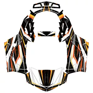 2018 Arctic Cat Wildcat XX Design MXVEC-014 Graphic Kit Wraps UTV Decal 4x4 - Foto 1 di 1