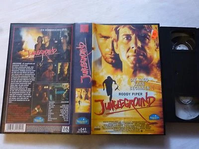Jungle Ground Die Jagd kann beginnen FSK ab18 Jahre mit Altersnachw VHS gebr - Bild 1 von 3