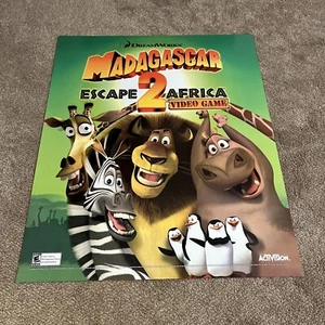 Madagascar Escape 2 Africa 30 X 36 Plastic Store Display Poster! - Picture 1 of 12