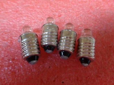 4 x 3,7 V Volt 200mA MES Objektivende Schraube in Taschenlampe Glühbirnen Montage UKINSTOCK