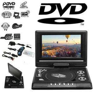 Tragbarer DVD Player mit HD Großbildschirm Drehbar Bildschirm Player + Gamepad - Bild 1 von 20