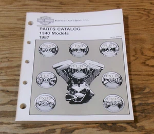 Original 1987 Harley Davidson Motorrad 1340 Modelle Teile Katalog 87 - Bild 1 von 1