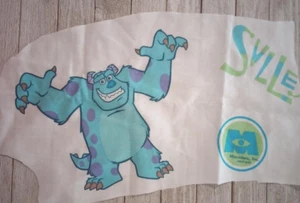 Disney monsters inc sulley fun fabric large print piece crafts 10 x 9 inch USA - Picture 1 of 2