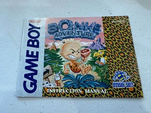 Auténtico Bonk's Adventure Manual de Instrucciones Folleto Nintendo Game Boy - Imagen 1 de 2
