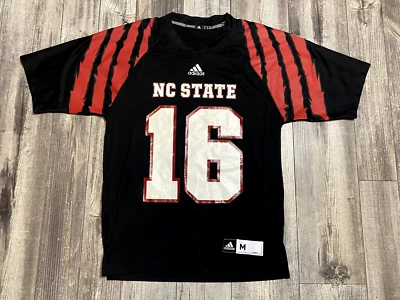 North Carolina NC State Wolfpack #16 Russell Wilson? Adidas Jersey Mens size Med - Image 1 of 4