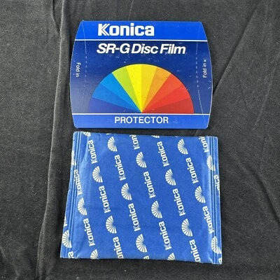 Película de impresión en color de disco Konica SR-G 15 exposiciones sin usar con protector de colección Foto 1 de 4