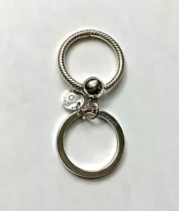 Authentic Pandora Moments Charm Key Ring Holder 399566C00 - Picture 1 of 2