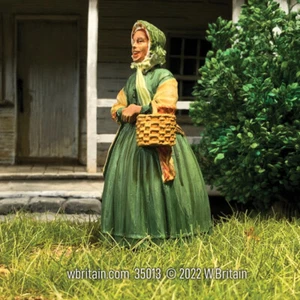 W.Britain 35013 Betsy Going to Market, 1860er Jahre, Frau mit Korb (Großbritannien) - Bild 1 von 3