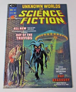 Mondi sconosciuti di fantascienza #1 1975 [VF] copertina vintage Curtis Freas Romita - Foto 1 di 4