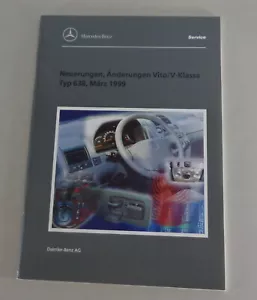 Manual de Taller Entrada Mercedes Benz W638 Vito/Clase V Von 3/1999 - Imagen 1 de 2