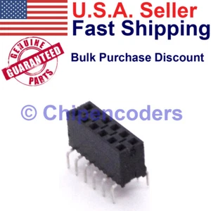 1/5/10 Stück Samtec Tiger Claw™ BCS-106-F-D-PE 12 Pin 2x6 Buchse Stiftleiste Buchse Gold - Bild 1 von 5
